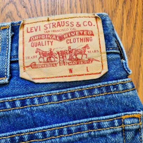 Levi's 516 Slim Fit Men's Blue Jeans W36 L30 Dark Wash Classic 100% Cotton Denim - Picture 12 of 12